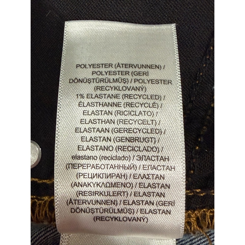 Lauren Ralph Lauren Straight Leg Raw Hem Jeans Dark Wash Blue Womens Size 8 - Picture 9 of 12